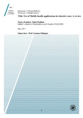 Master thesis telemedicine