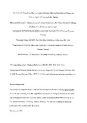 Munin Psychometric Properties Of The Norwegian Aberrant Behavior