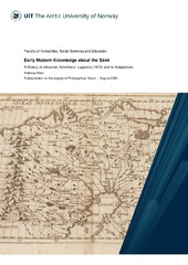 Early Modern Knowledge About The Sami Early Modern Knowledge About The Sami