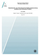 Master thesis telemedicine