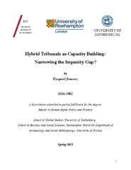Master thesis human rights