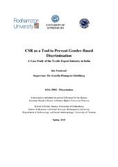 Master thesis human rights