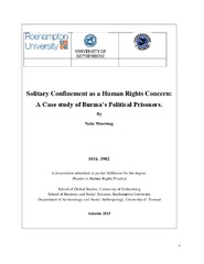 Master thesis human rights
